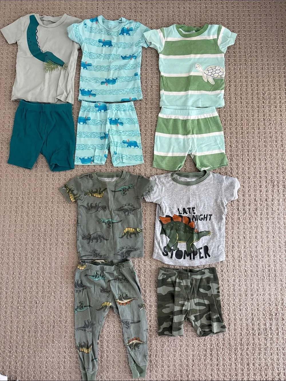 18M CARTERS BOYS PAJAMA BUNDLE